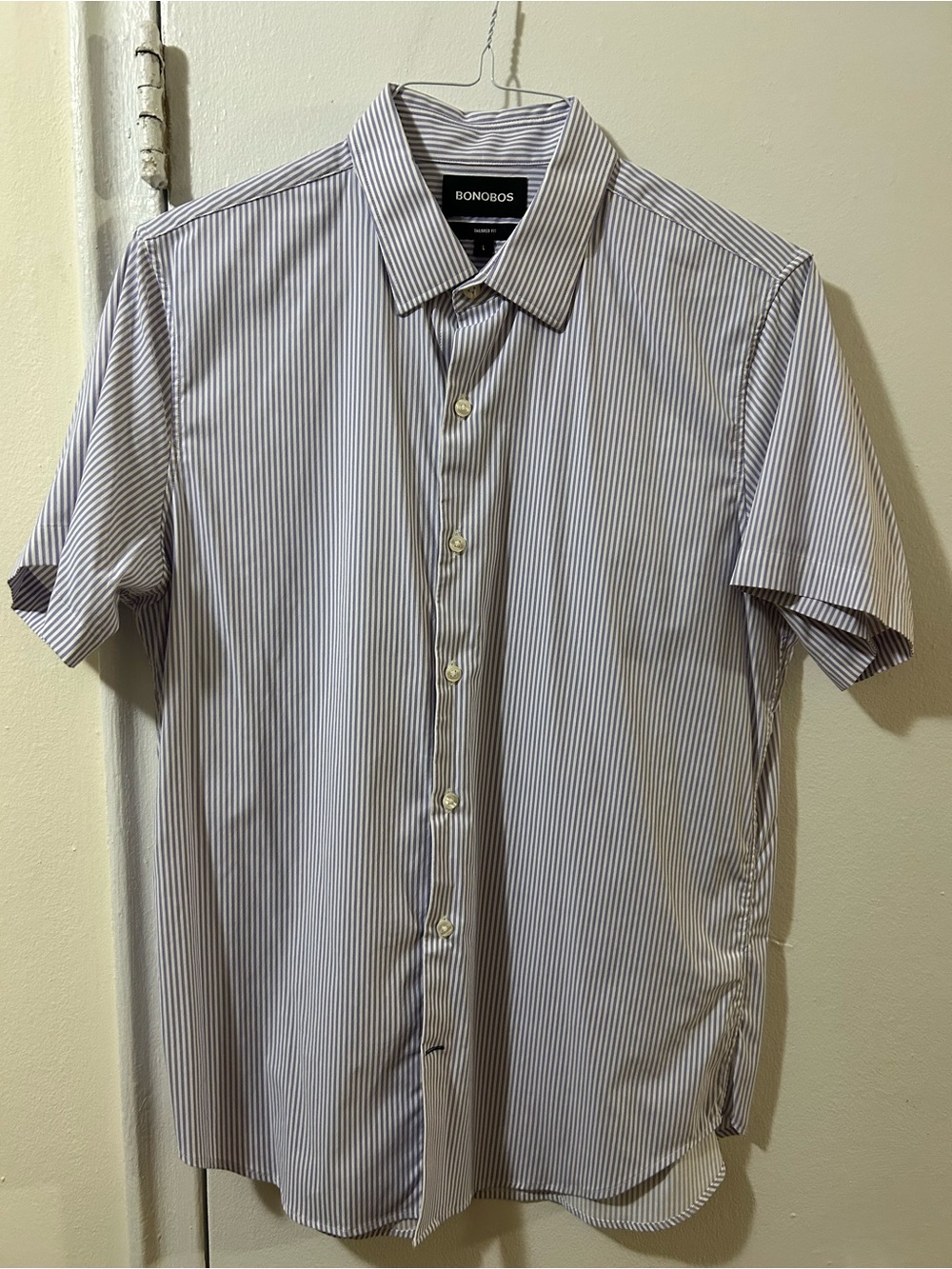 Bonobos Men’s Purple Stripe Button-Up Shirt